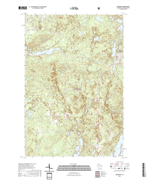 USGS Topographic Map – Drummond
