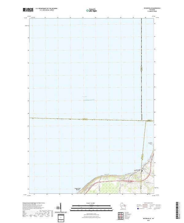 USGS Topographic Map – Dyckesville