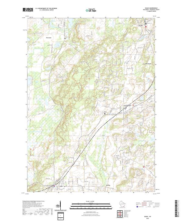 USGS Topographic Map – Eagle