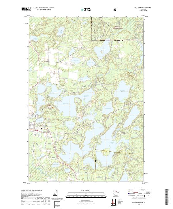 USGS Topographic Map – Eagle River East