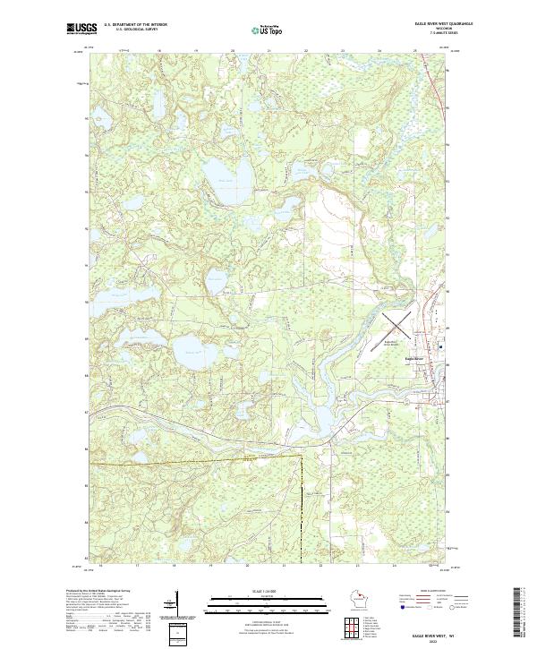 USGS Topographic Map – Eagle River West