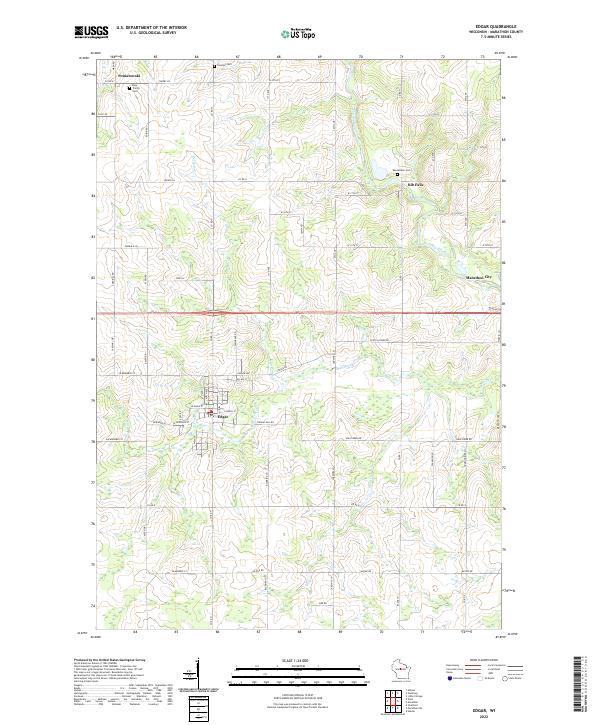 USGS Topographic Map – Edgar