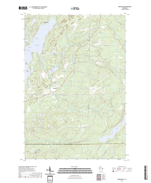 USGS Topographic Map – Edgewater