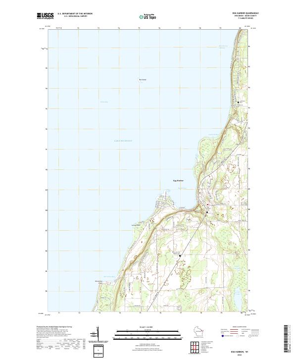 USGS Topographic Map – Egg Harbor