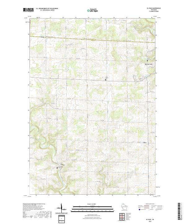 USGS Topographic Map – El Paso