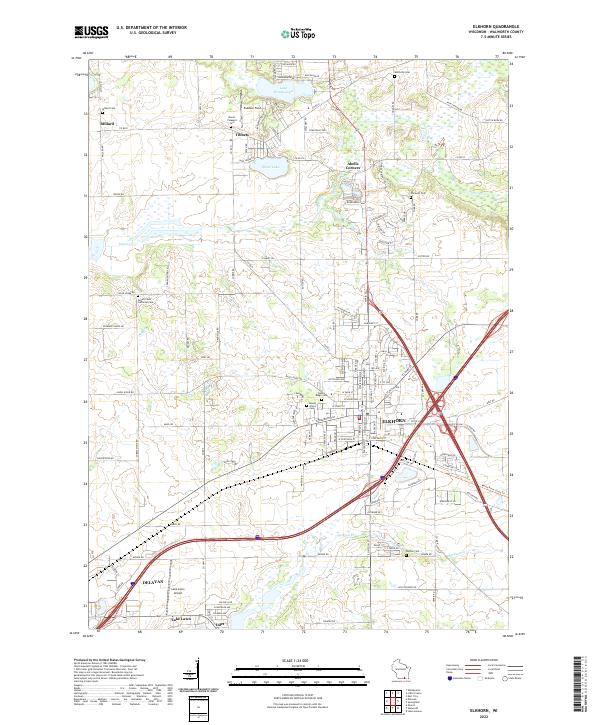 USGS Topographic Map – Elkhorn
