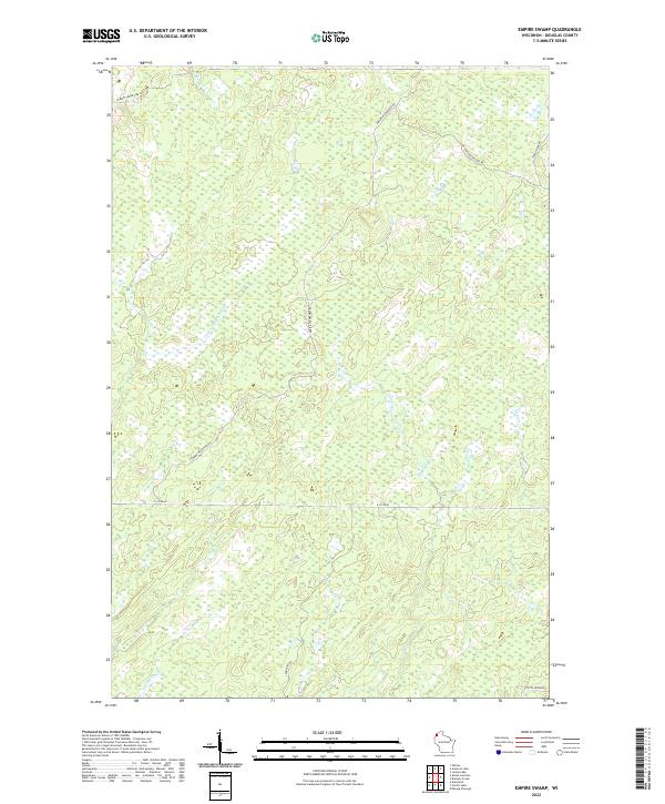 USGS Topographic Map – Empire Swamp
