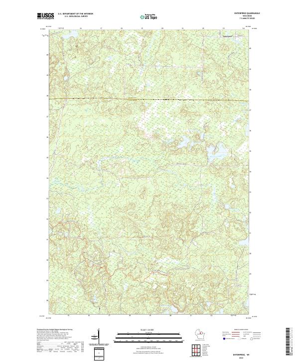 USGS Topographic Map – Enterprise