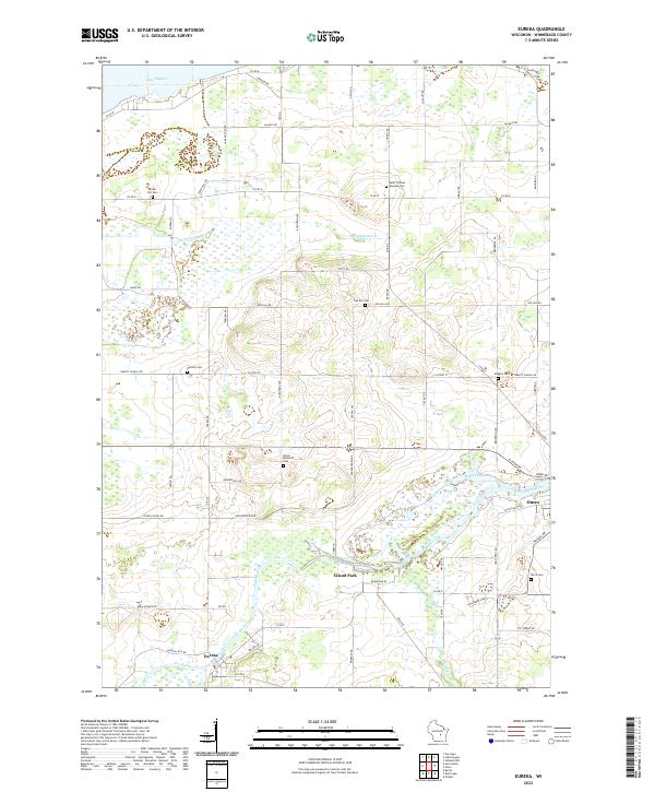 USGS Topographic Map – Eureka