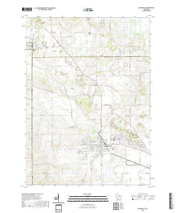 USGS Topographic Map – Evansville