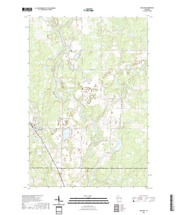 USGS Topographic Map – Exeland