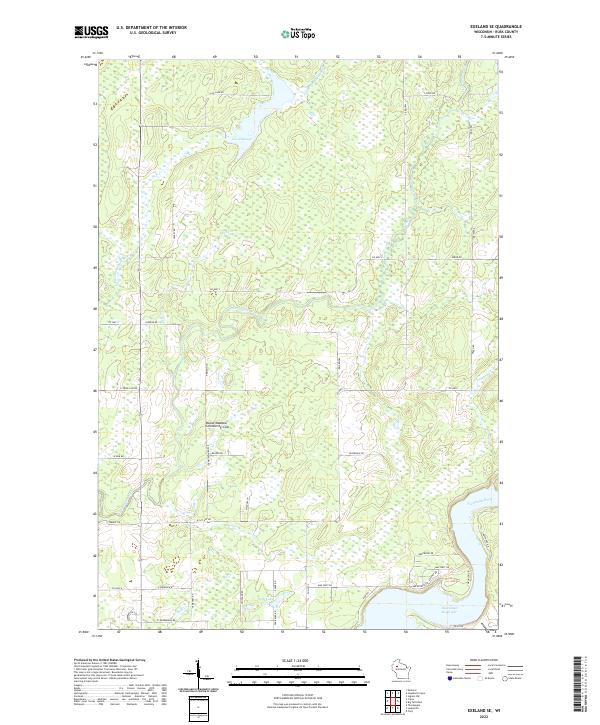 USGS Topographic Map – Exeland SE