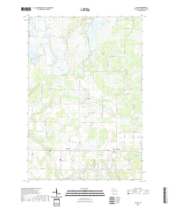 USGS Topographic Map – Falun