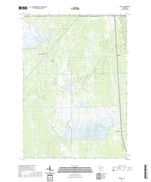 USGS Topographic Map – Finley