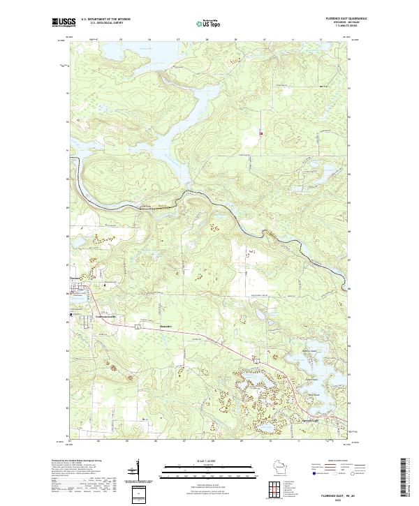 USGS Topographic Map – Florence East