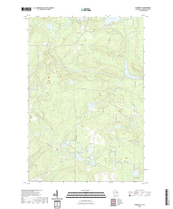 USGS Topographic Map – Florence SE