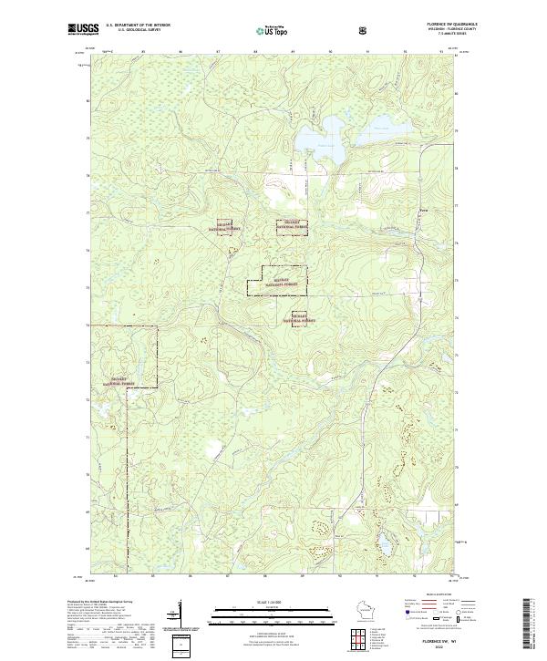 USGS Topographic Map – Florence SW