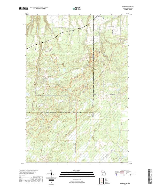 USGS Topographic Map – Foxboro