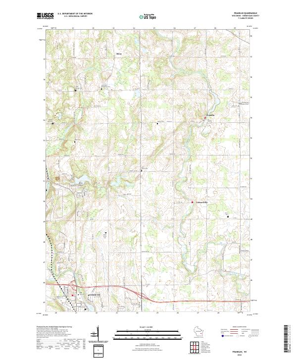 USGS Topographic Map – Franklin