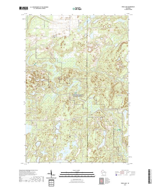 USGS Topographic Map – Frog Lake