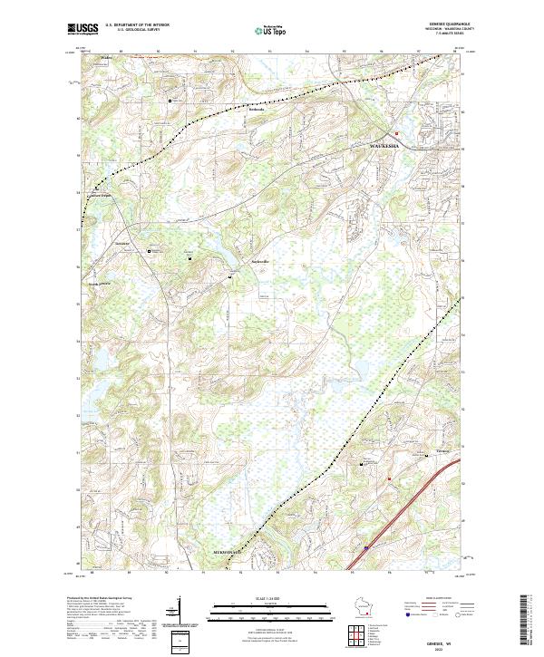 USGS Topographic Map – Genesee
