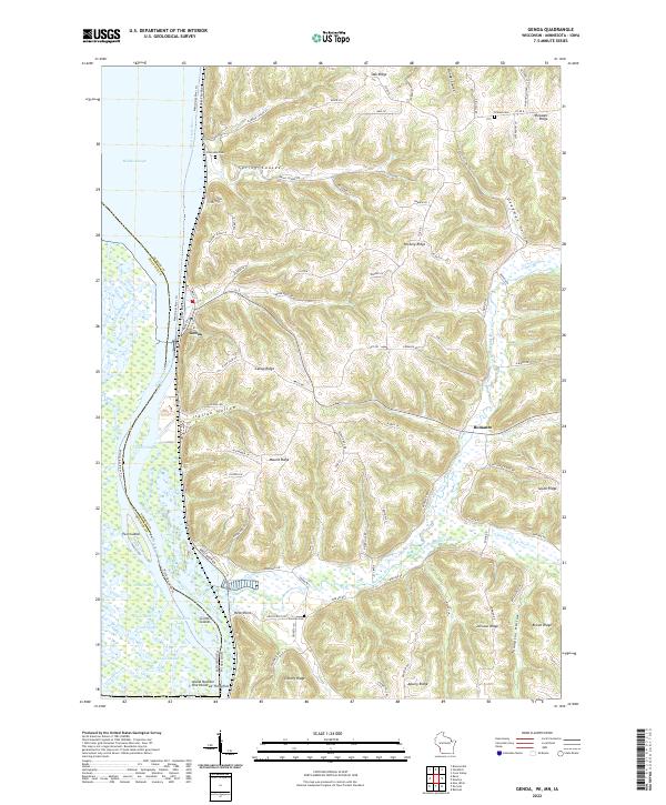 USGS Topographic Map – Genoa