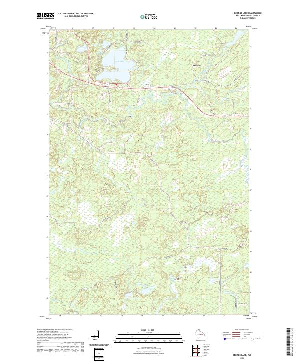 USGS Topographic Map – George Lake