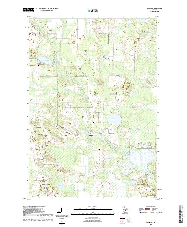 USGS Topographic Map – Germania