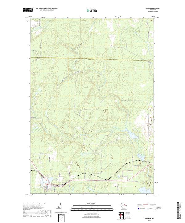 USGS Topographic Map – Goodman