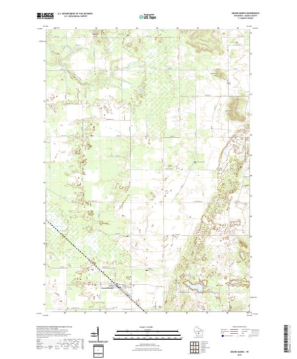 USGS Topographic Map – Grand Marsh