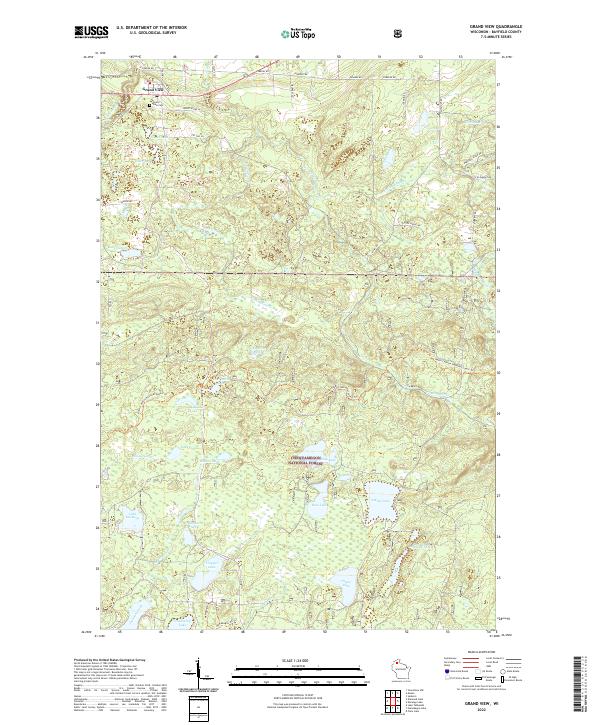 USGS Topographic Map – Grand View