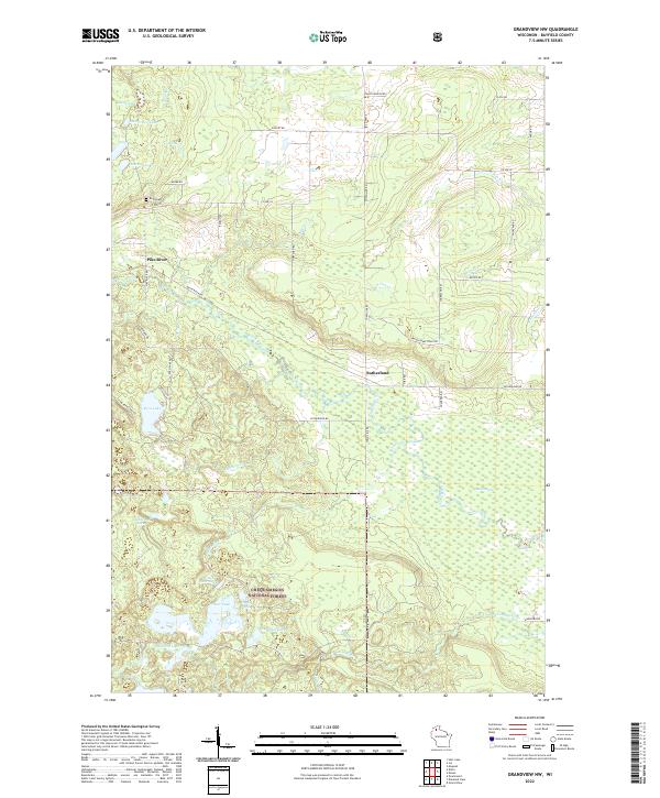 USGS Topographic Map – Grandview NW