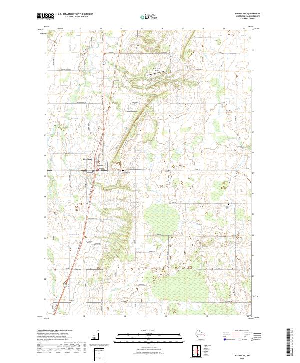 USGS Topographic Map – Greenleaf