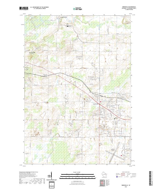 USGS Topographic Map – Greenville