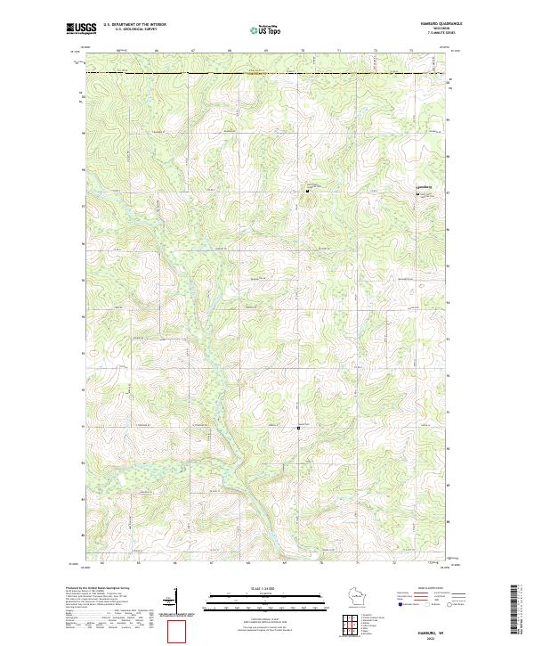 USGS Topographic Map – Hamburg