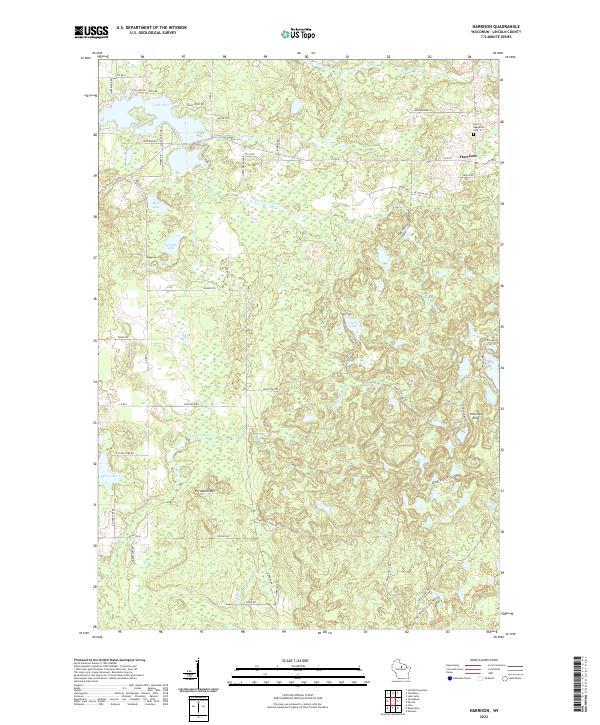 USGS Topographic Map – Harrison