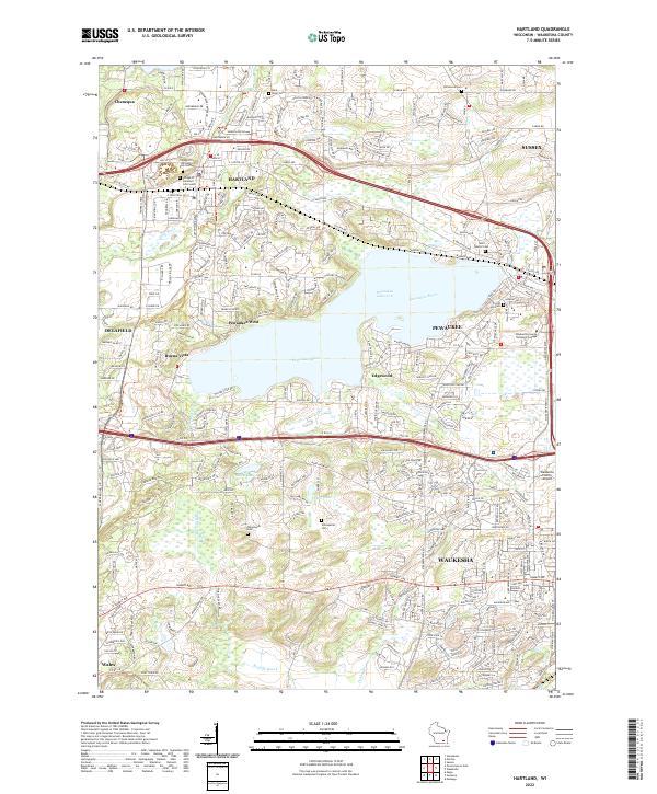 USGS Topographic Map – Hartland