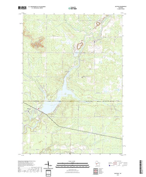 USGS Topographic Map – Hatfield