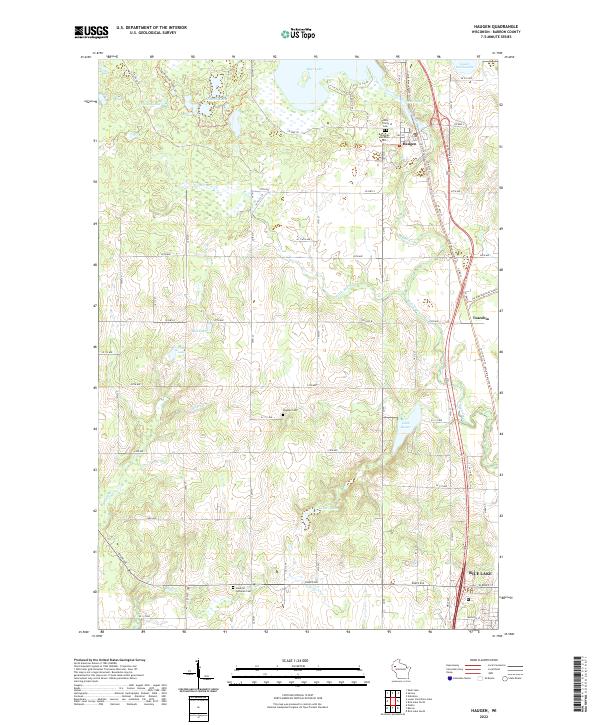 USGS Topographic Map – Haugen