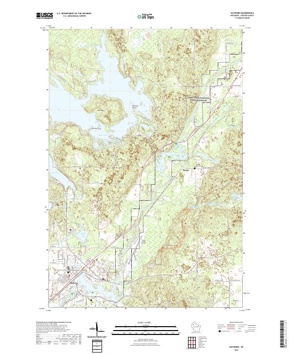 USGS Topographic Map – Hayward