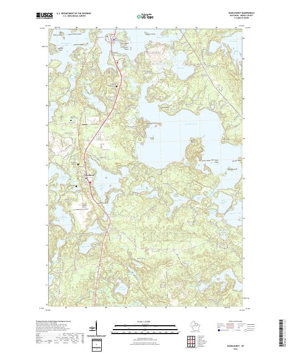 USGS Topographic Map – Hazelhurst