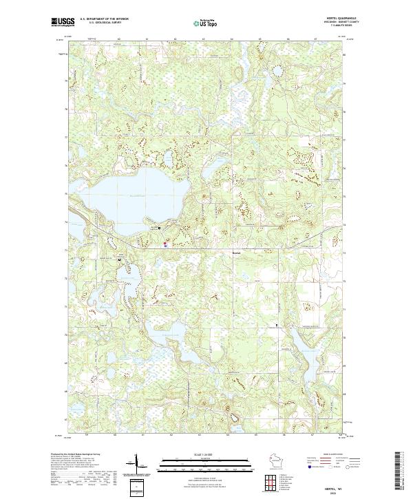 USGS Topographic Map – Hertel