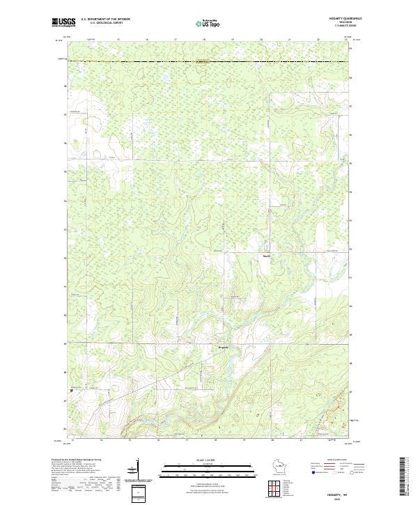 USGS Topographic Map – Hogarty