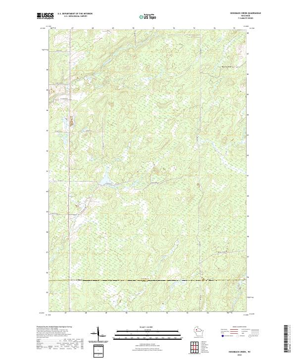 USGS Topographic Map – Hogsback Creek