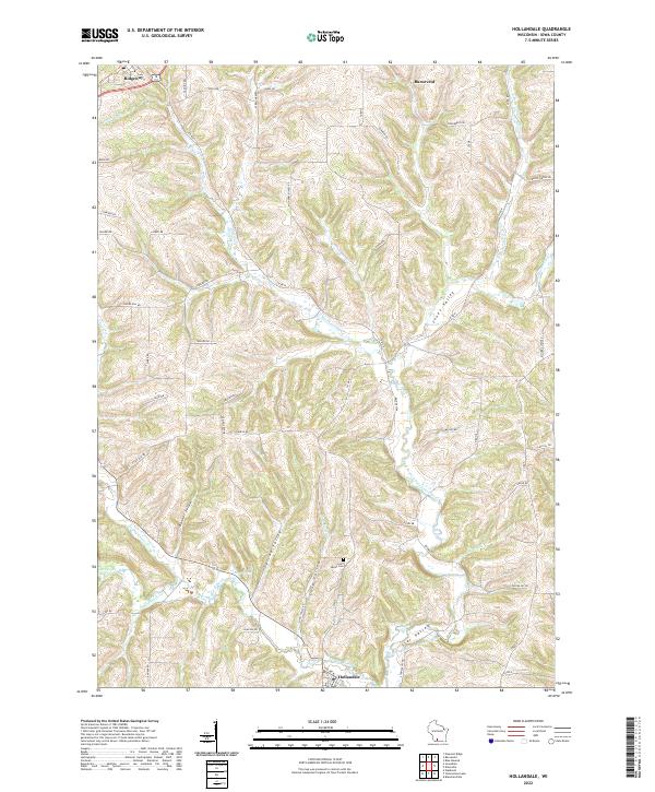 USGS Topographic Map – Hollandale