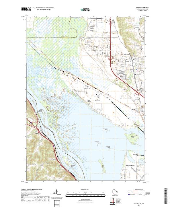 USGS Topographic Map – Holmen