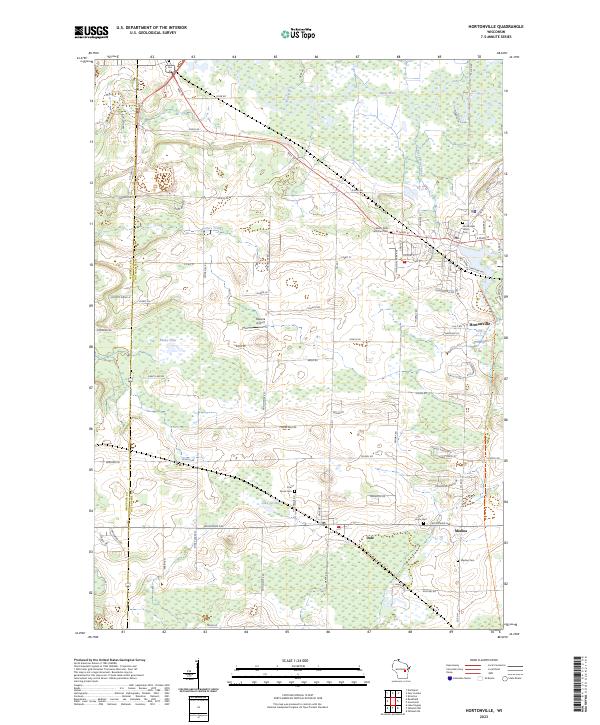 USGS Topographic Map – Hortonville