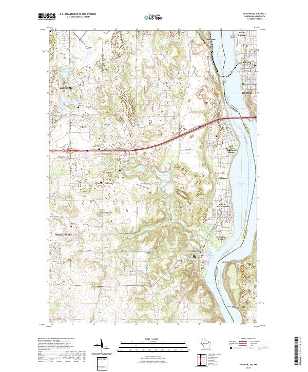 USGS Topographic Map – Hudson