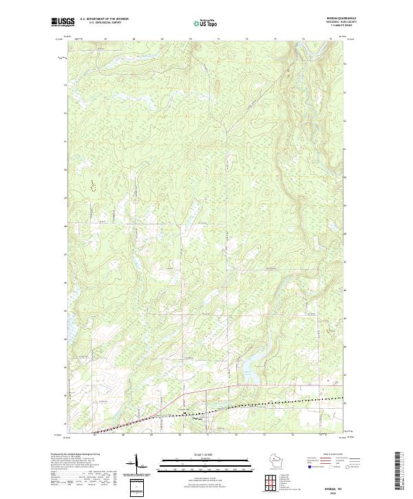 USGS Topographic Map – Ingram
