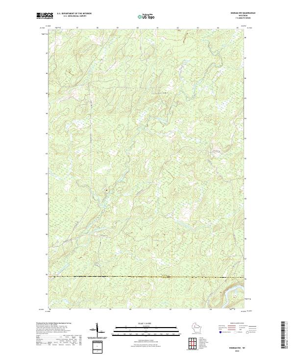 USGS Topographic Map – Ingram NW